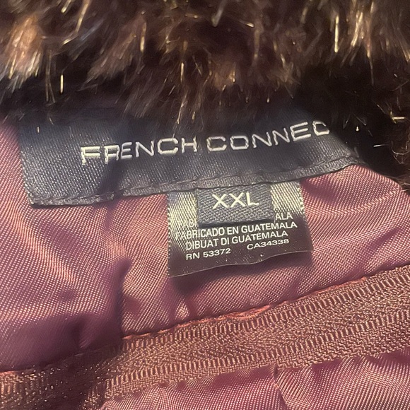 Women’s coat XXL coat with faux fur soft collar - Picture 4 of 5